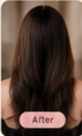 Hair Makeover - After Silky Smoothening